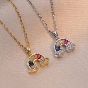 50. Rainbow Stainless Steel Pendant